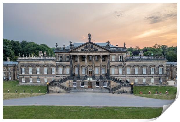 Wentworth Woodhouse Rotherham Print by Apollo Aerial Photography