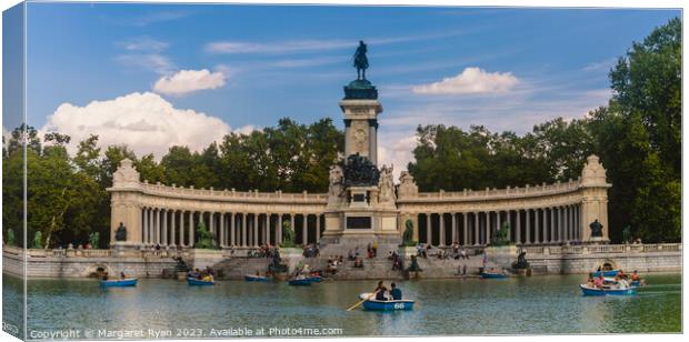 Monument to King Alfonso XII Canvas Print by Margaret Ryan