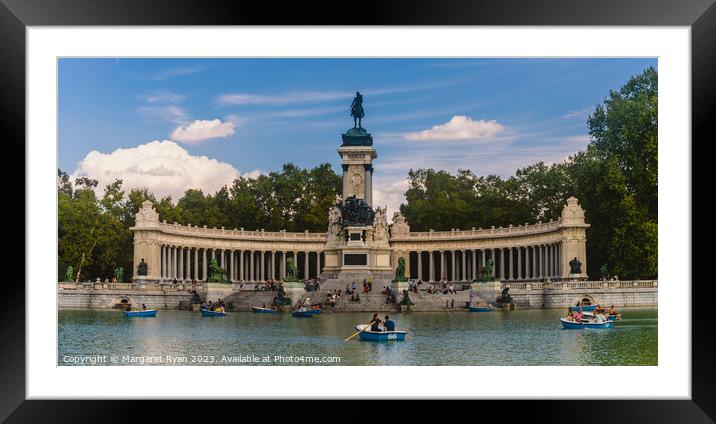 Monument to King Alfonso XII Framed Mounted Print by Margaret Ryan
