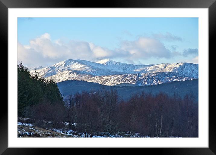 View to the Mountains Framed Mounted Print by Derek Whitton