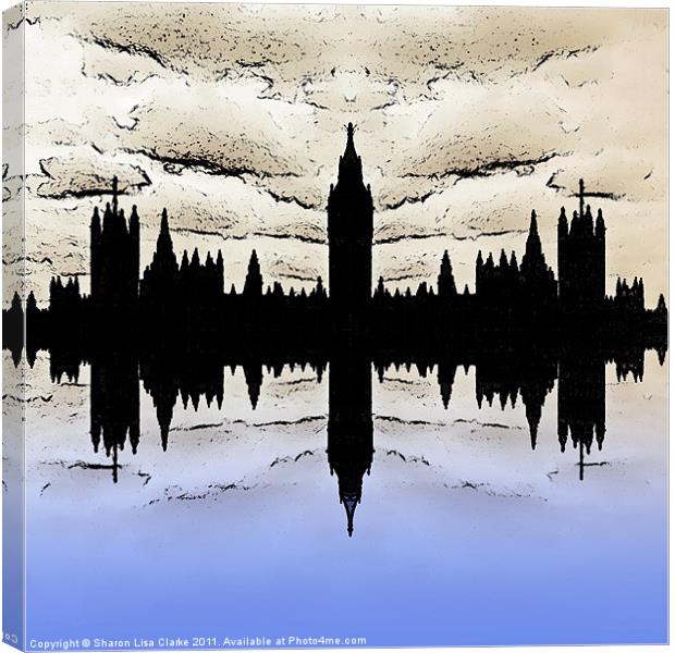 Shadow Government Canvas Print by Sharon Lisa Clarke