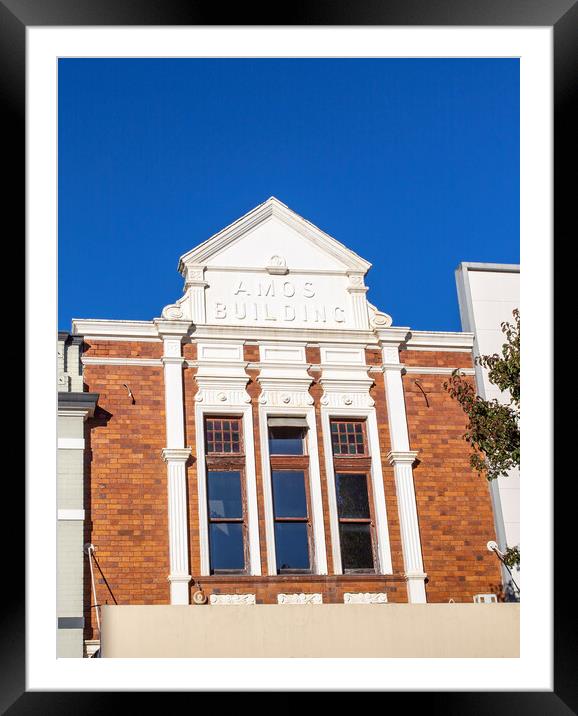 Toowoomba Heritage Amos Building Framed Mounted Print by Antonio Ribeiro