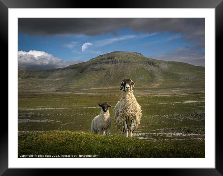 The Sentinels of the Yorkshire Dales Framed Mounted Print by Inca Kala