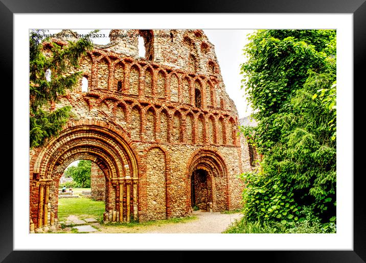 The Old Priory Colchester Framed Mounted Print by Peter F Hunt