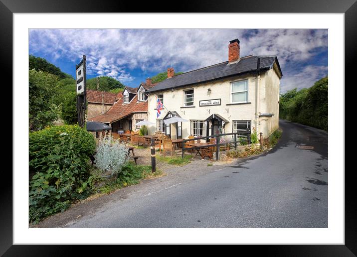 Fountainhead Inn,Branscombe Framed Mounted Print by Rob Lester