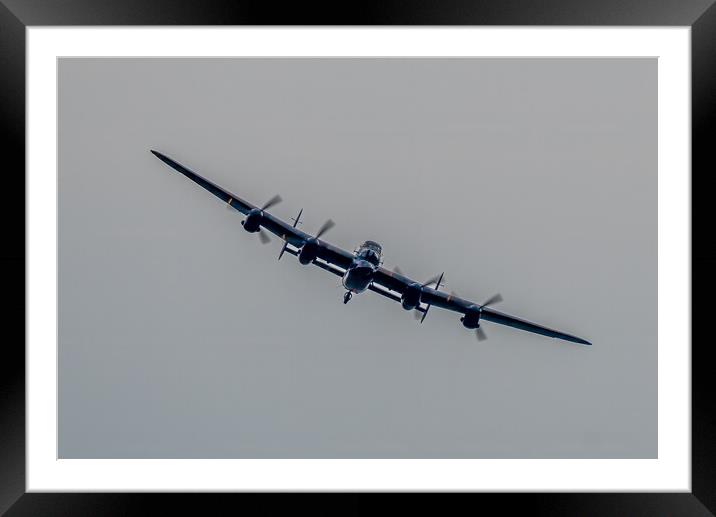 Lancaster Approaching  Framed Mounted Print by Jonny Gios