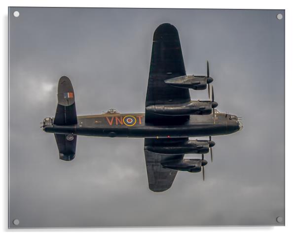 Lancaster Bomber Roar Acrylic by Jonny Gios