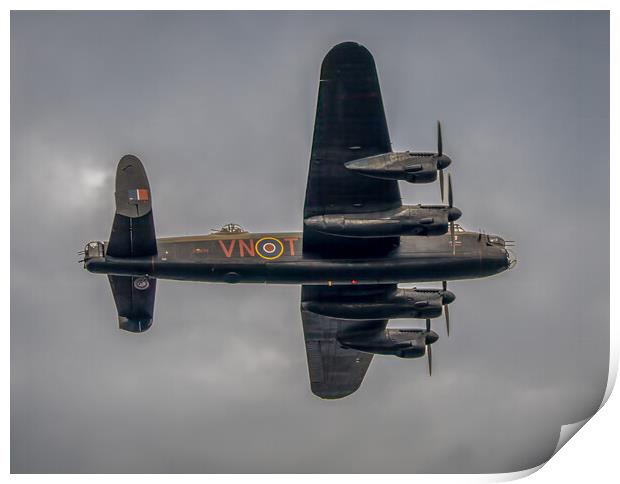 Lancaster Bomber Roar Print by Jonny Gios