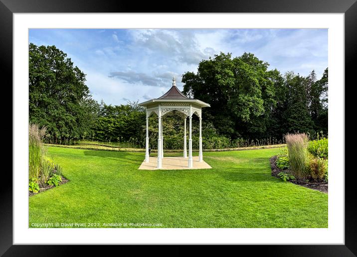 Country House Octagon  Framed Mounted Print by David Pyatt