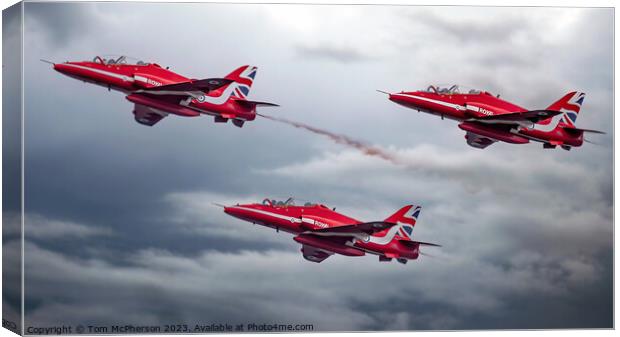 Dance of the Red Devils Canvas Print by Tom McPherson
