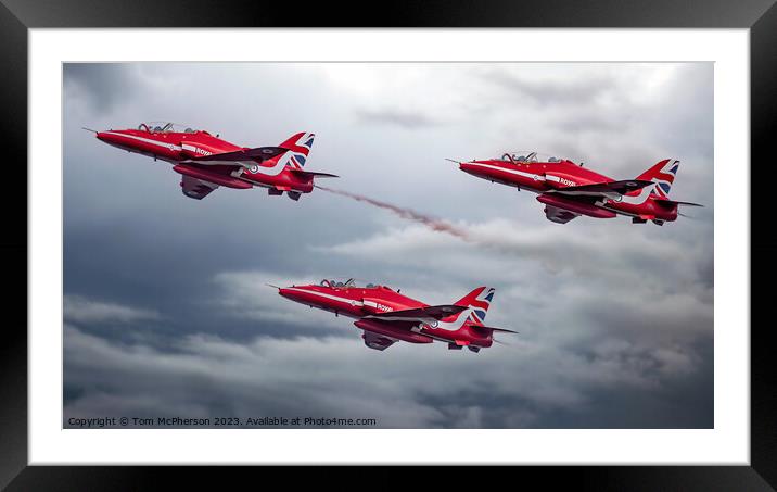 Dance of the Red Devils Framed Mounted Print by Tom McPherson