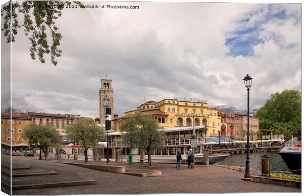 Riva del Garda Canvas Print by Jim Jones