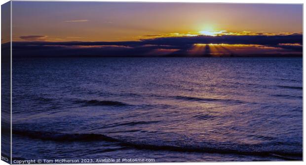 Untamed Beauty of Burghead Bay Canvas Print by Tom McPherson