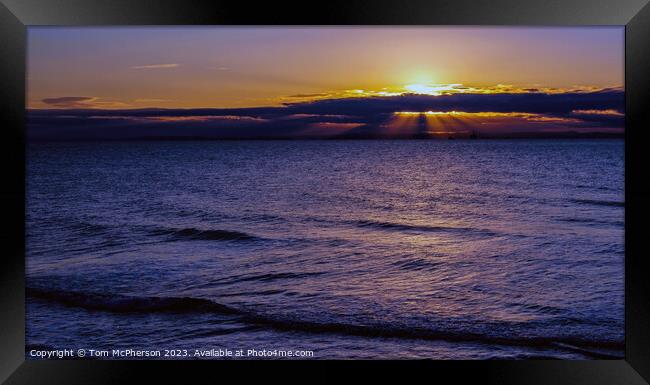 Untamed Beauty of Burghead Bay Framed Print by Tom McPherson