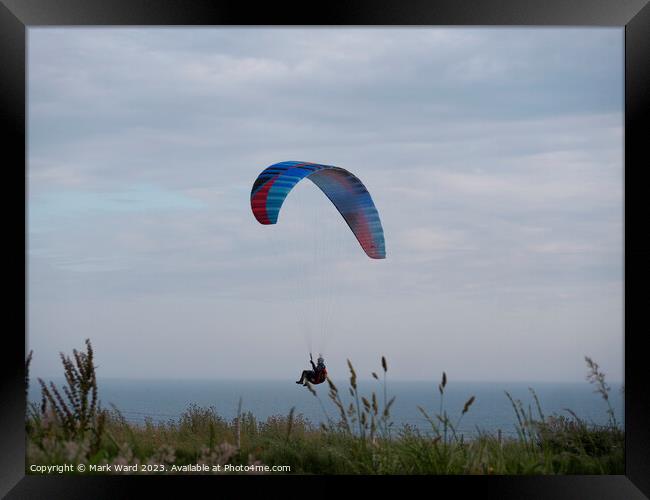 Kite Flying for the Foolhardy. Framed Print by Mark Ward