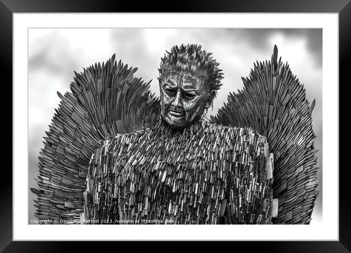 The Knife Angel - National Monument Against Violence & Aggression Framed Mounted Print by David Macdiarmid