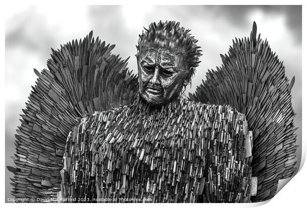 The Knife Angel - National Monument Against Violence & Aggression Print by David Macdiarmid