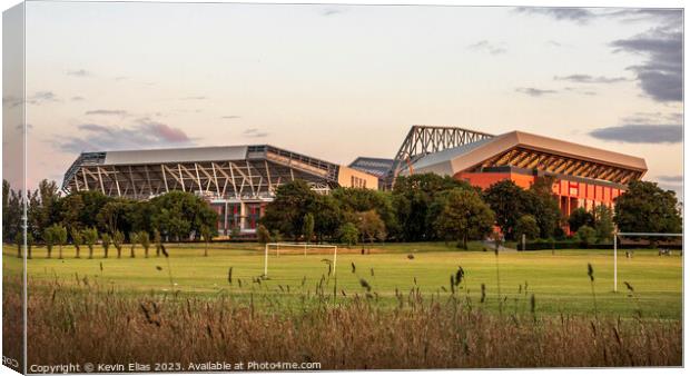 The Glorious Anfield Under Evening Sun Canvas Print by Kevin Elias
