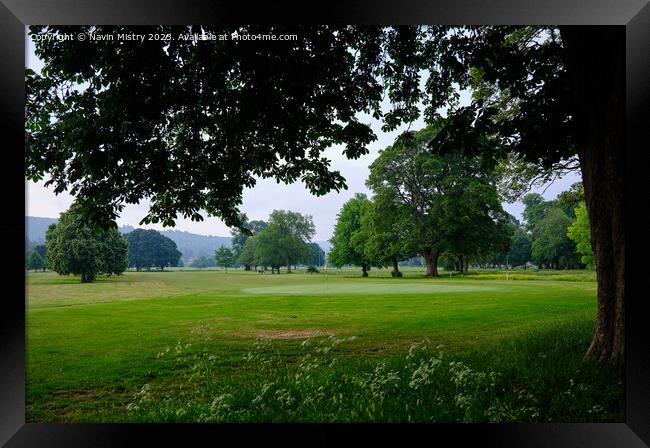 North Inch Golf Course, Perth Framed Print by Navin Mistry