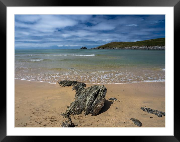 A stunning Cornish beach Framed Mounted Print by Tony Twyman