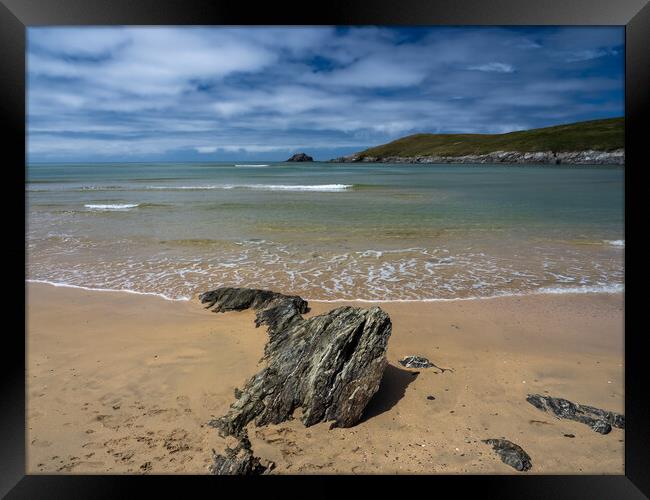 A stunning Cornish beach Framed Print by Tony Twyman