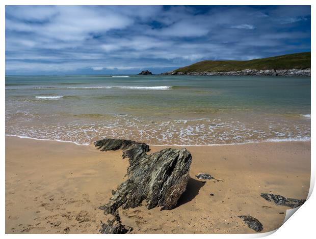 A stunning Cornish beach Print by Tony Twyman