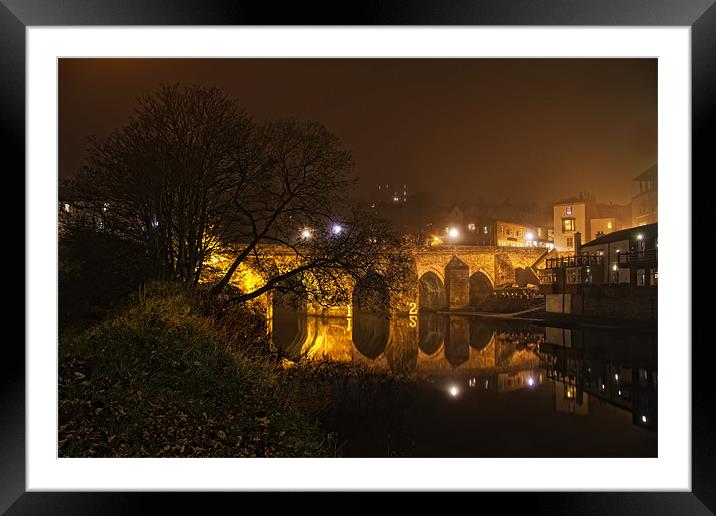 misty reflection Framed Mounted Print by Northeast Images