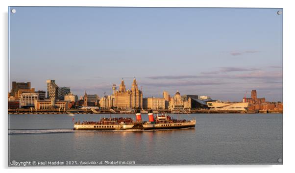The Waverley in Liverpool Acrylic by Paul Madden