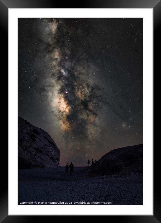 Night Magic Framed Mounted Print by Martin Yiannoullou