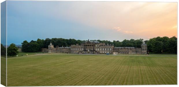 Wentworth Woodhouse Panorama Canvas Print by Apollo Aerial Photography