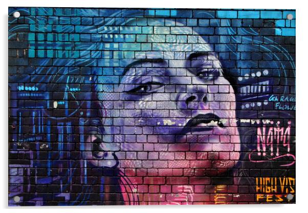 Vibrant Urban Mural in Digbeth Acrylic by Andy Evans Photos