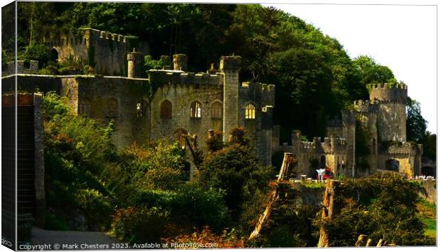 Gwrych Castle Canvas Print by Mark Chesters