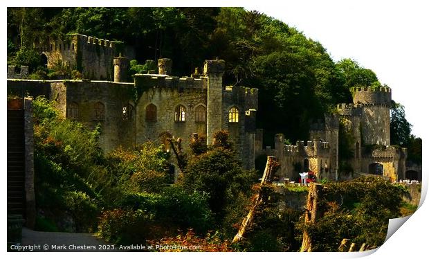 Gwrych Castle Print by Mark Chesters