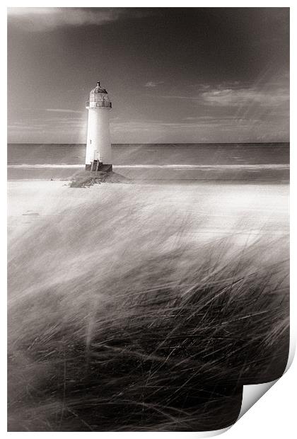 Talacre Lighthouse Print by Celtic Origins