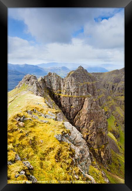 The Pinnacle Approach Framed Print by Mark Greenwood