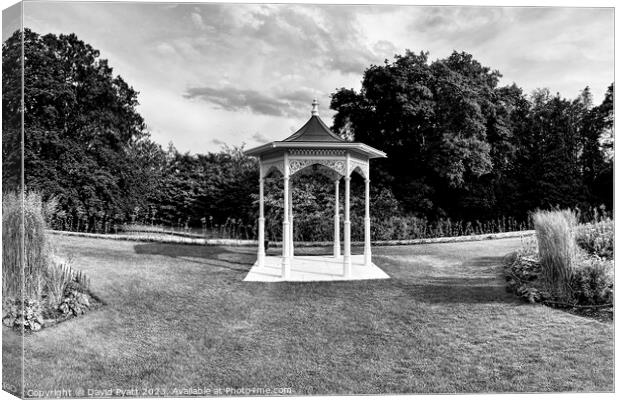 English Country House Octagon  Canvas Print by David Pyatt