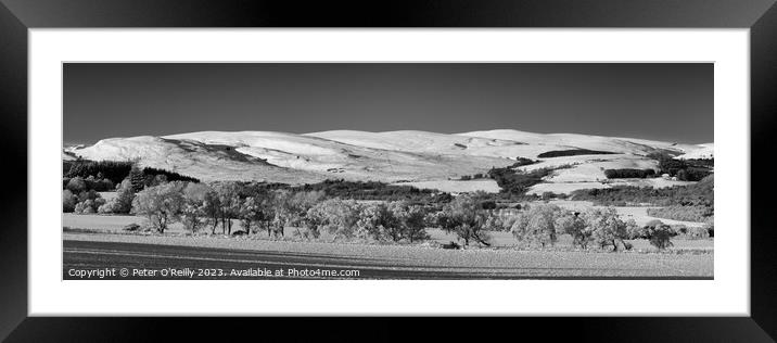 Highland Panorama Framed Mounted Print by Peter O'Reilly
