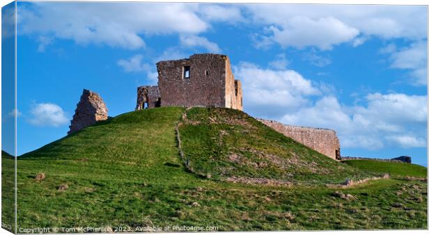  Ruins of Duffus Castle in Moray Canvas Print by Tom McPherson