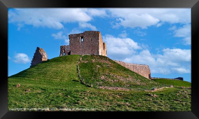  Ruins of Duffus Castle in Moray Framed Print by Tom McPherson