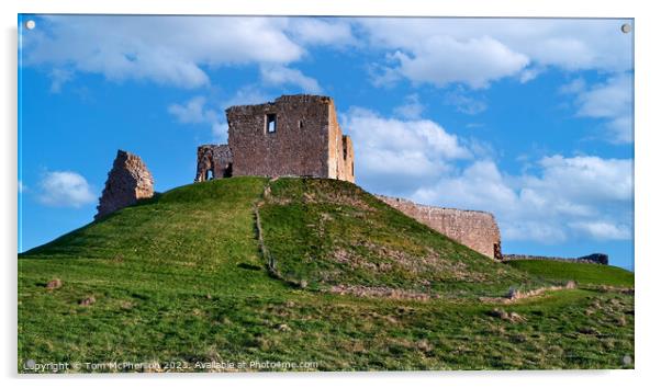  Ruins of Duffus Castle in Moray Acrylic by Tom McPherson