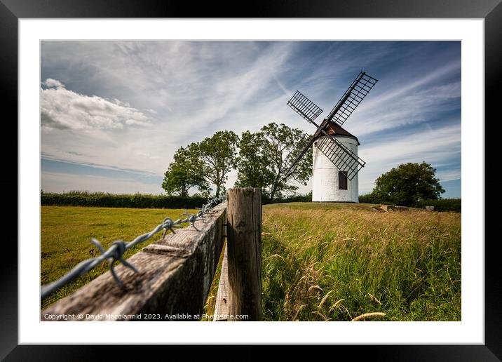 Ashton Windmill, Somerset Framed Mounted Print by David Macdiarmid