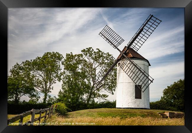 Ashton Windmill, Somerset Framed Print by David Macdiarmid