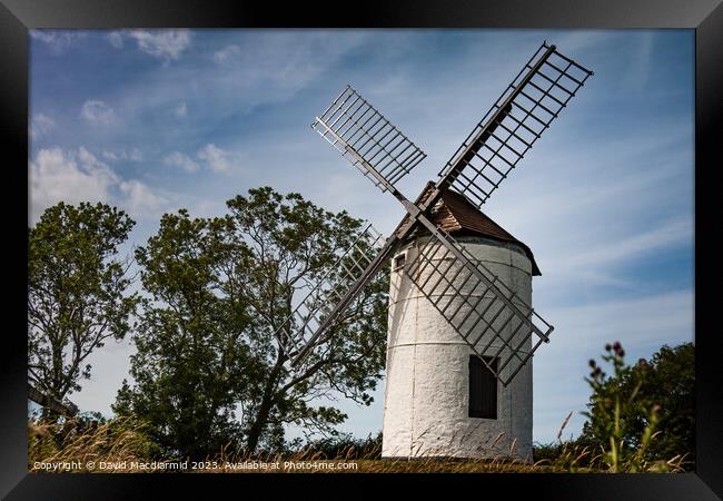 Ashton Windmill, Somerset Framed Print by David Macdiarmid