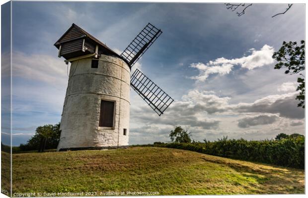 Ashton Windmill, Somerset Canvas Print by David Macdiarmid