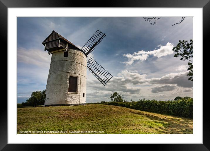 Ashton Windmill, Somerset Framed Mounted Print by David Macdiarmid
