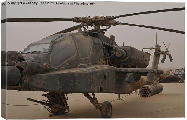 Apache After the Dust Canvas Print by Zachary Babb