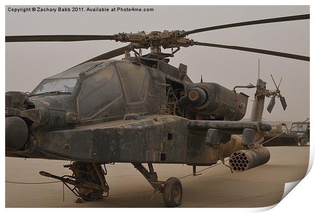 Apache After the Dust Print by Zachary Babb