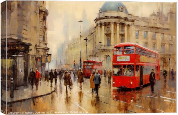 Trip Around London Canvas Print by Robert Deering