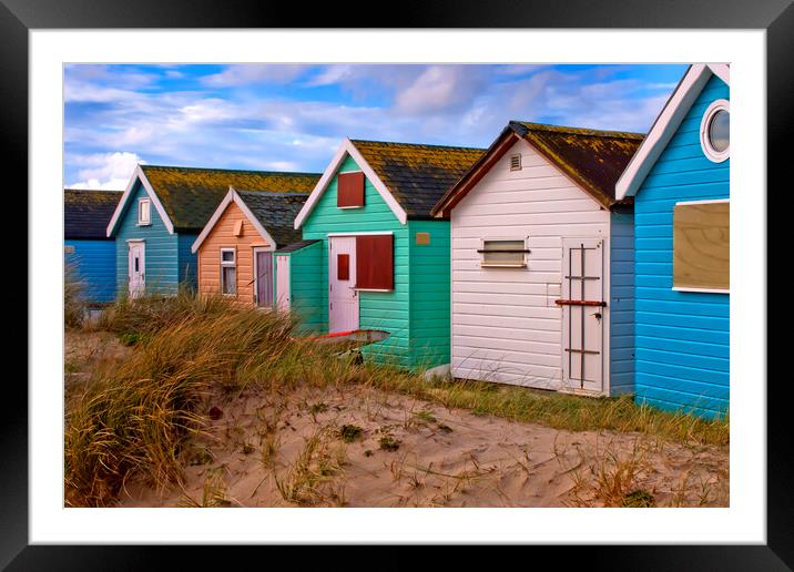Coastal Charm Framed Mounted Print by Andy Evans Photos