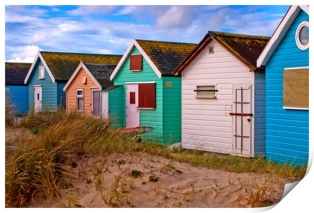 Coastal Charm Print by Andy Evans Photos